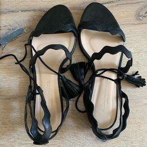 Club Monaco leather sandals
